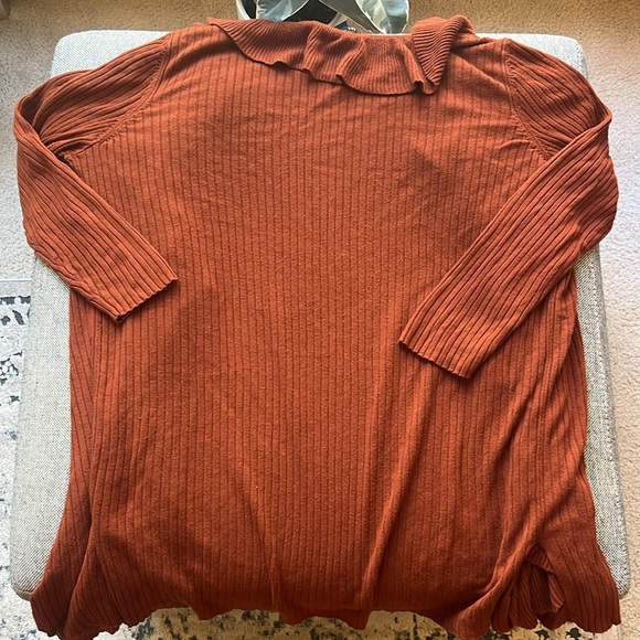 Y2K Vintage Ruffle Cardigan Sweater Circa 2008 , Size: XXL - Picture 7 of 17